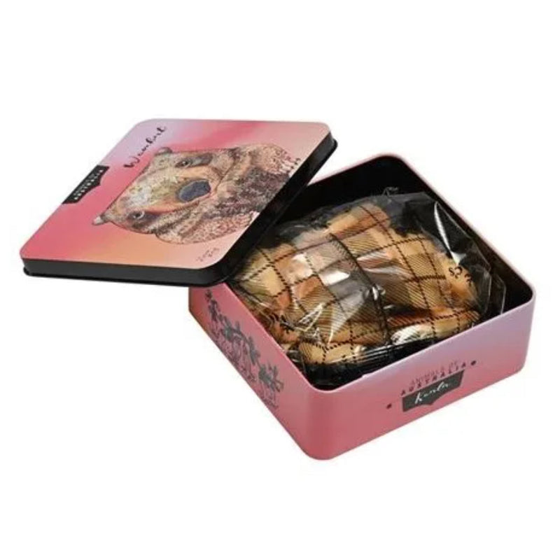 Banksia Red Animals of Australia - Wombat 150 grams of Macadamia flavoured Butter Finger biscuits image 2