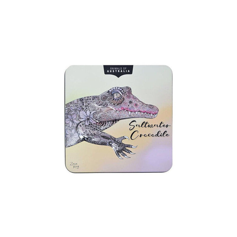 Banksia Red Animals of Australia - Saltwater Crocodile 150 grams of Lemon Mrytle flavoured Butter Finger biscuits image 2