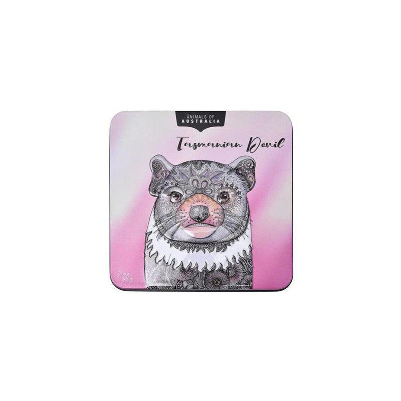 Banksia Red Animals of Australia - Tasmanian Devil 150 grams of Macadamia flavoured Butter Finger biscuits image 2