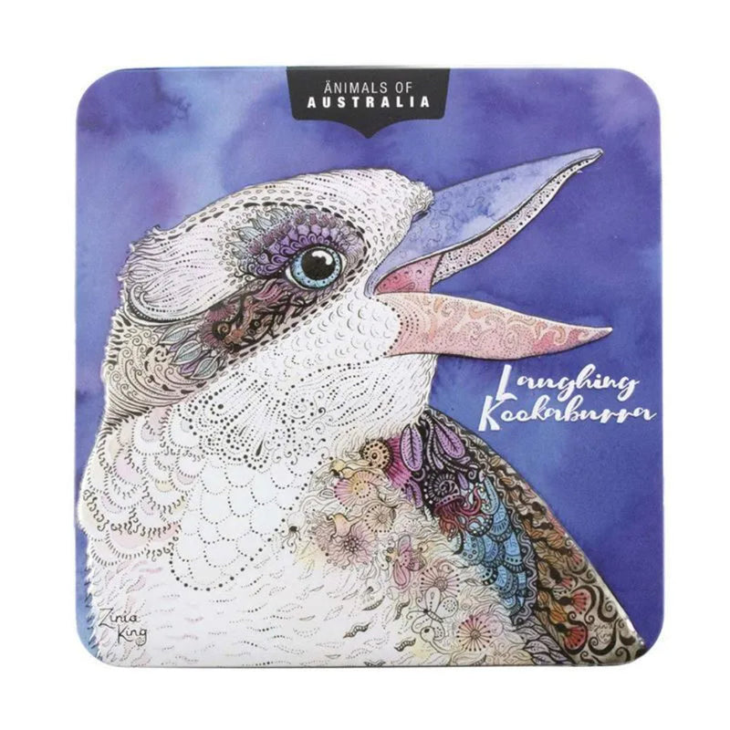 Banksia Red Animals of Australia - Kookaburra 150 grams of Macadamia flavoured Butter Finger biscuits image 2