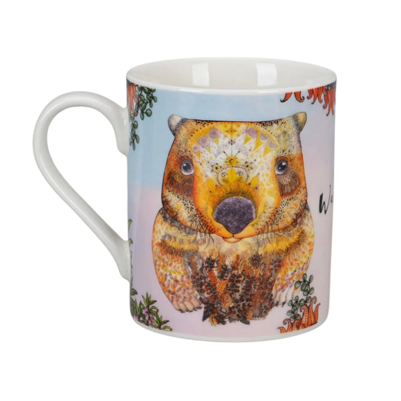 Banksia Red Wombat mug and coaster in a collectable tin image 2