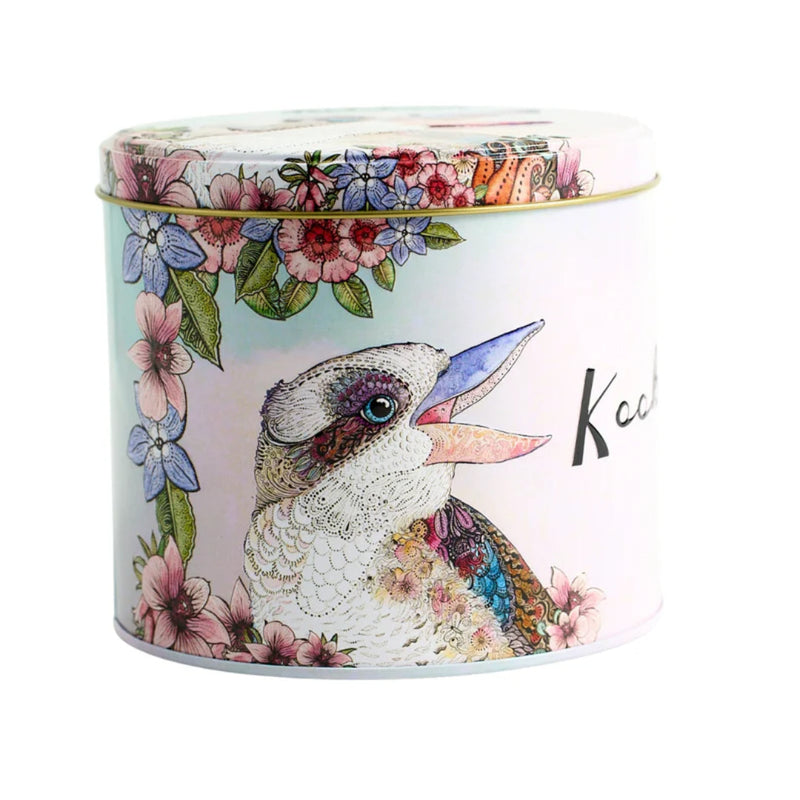 Banksia Red Kookaburra mug and coaster in collectable tin image 2