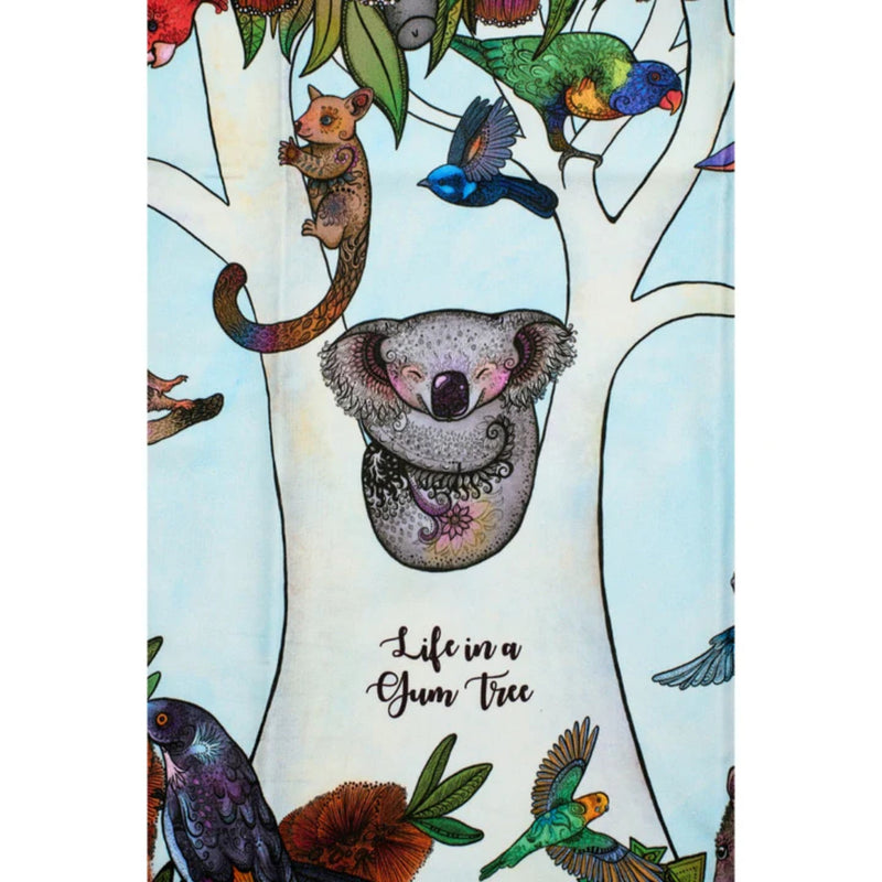 Banksia Red Life in a Gumtree Tea Towel image 3