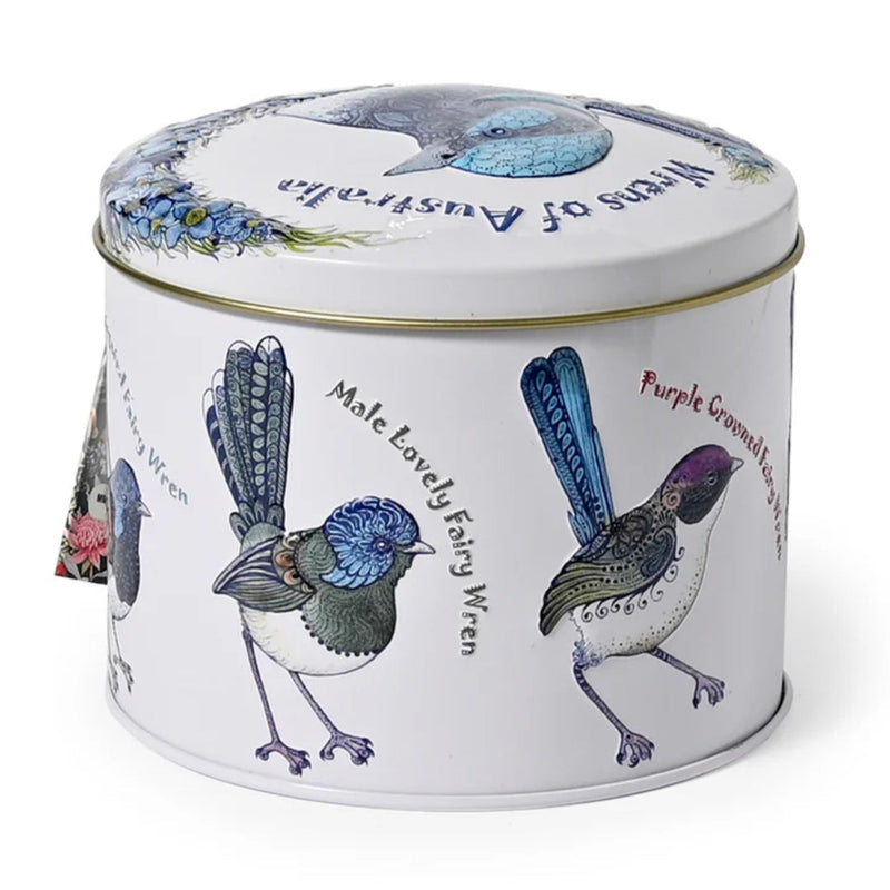 Banksia Red Wrens Of Australia Tin Contains Milk Chocolate, Fruit & Nut Mix Collectable Tins image 3