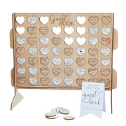 Botanical Wedding Four In A Row Guest Book Ginger Ray