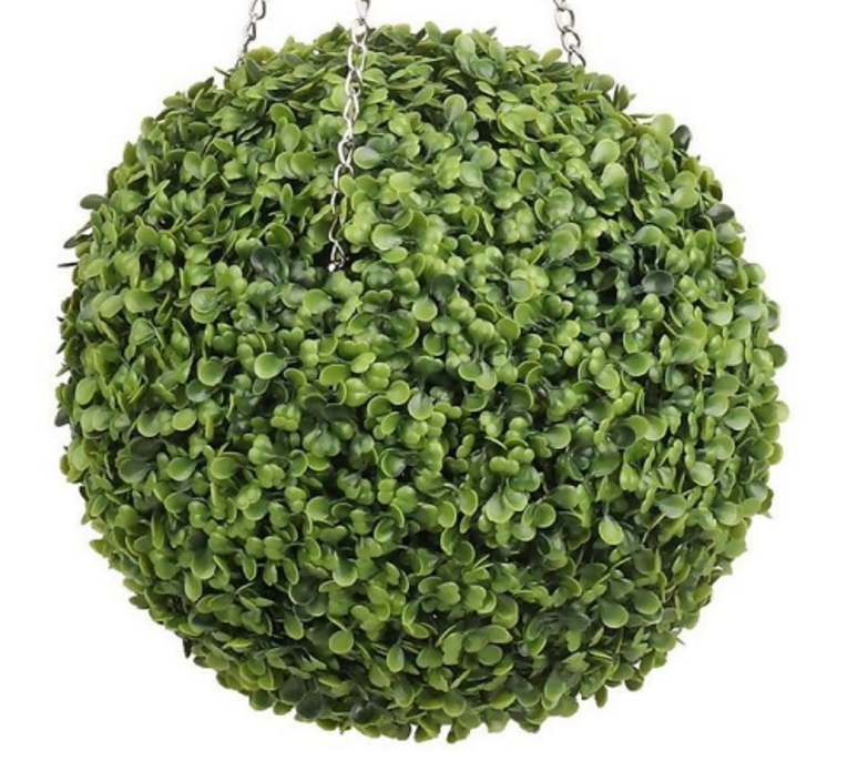 Artificial Plant Topairy Ball 30cm Outer Dia(Appro) 3 yrs UV