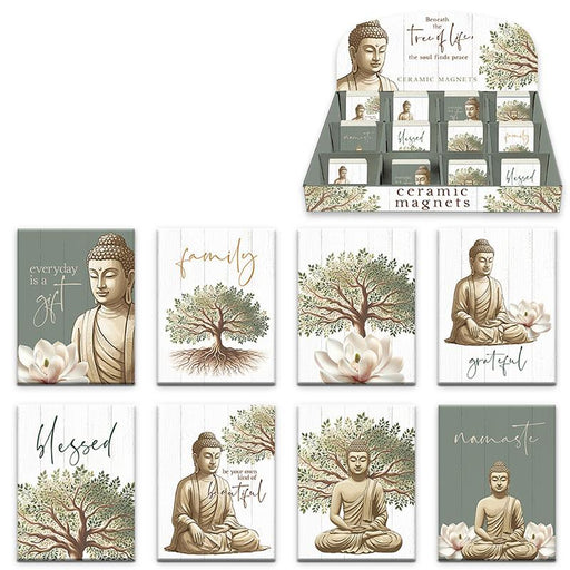 Assorted Buddha fridge magnets 6x8cm