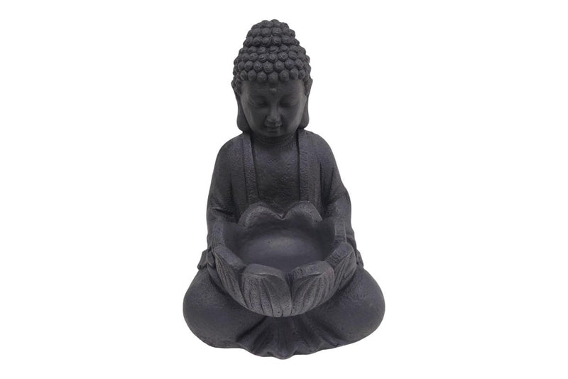 Garden Buddha holding lotus bowl 47x30cm