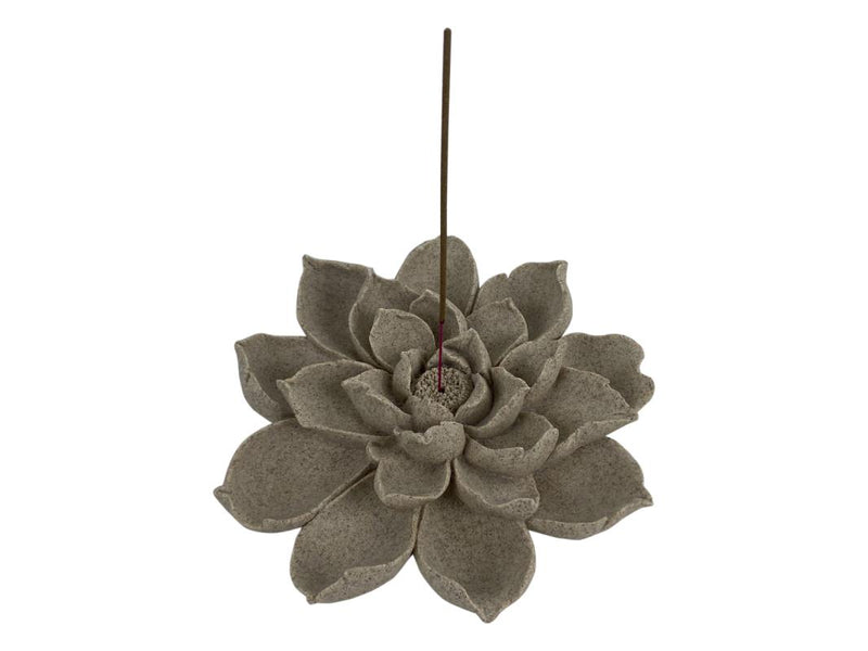 Lotus Flower in Natural Finish 18cm