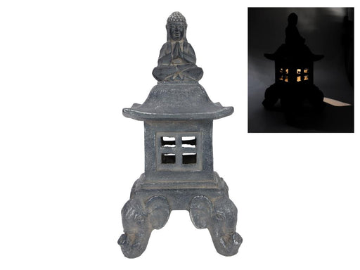 45CM BUDDHA ON SOLAR LANTERN