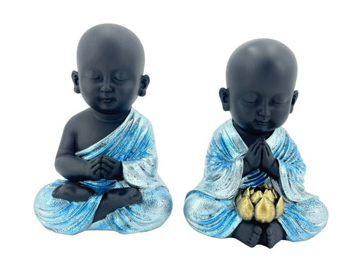 Praying Buddha Monk 2 Assorted 20cm