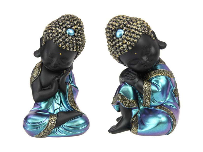 21CM RESTING BUDDHA SHINE FINISH 2 ASS