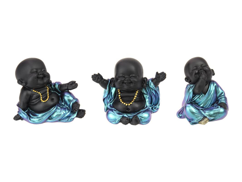 8CM HAPPY CUTE BUDDHA IN SHINY FINISH 3A