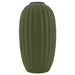 Grooved Bud Vase Green 9x18.5cm