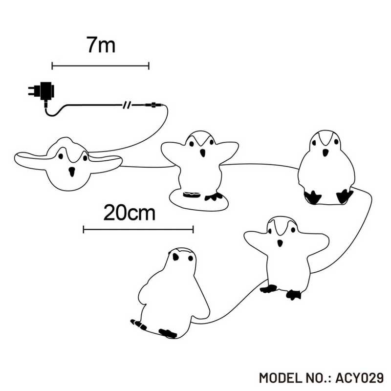 Ronis Baby Penguin White 5 Piece Set