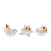 Ronis Baby Fairy Sleeping in Flower 8cm Assorted