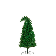 4ft Bad Santa Christmas tree with dark foliage and warm white lights, perfect for edgy or villain-themed festive setups