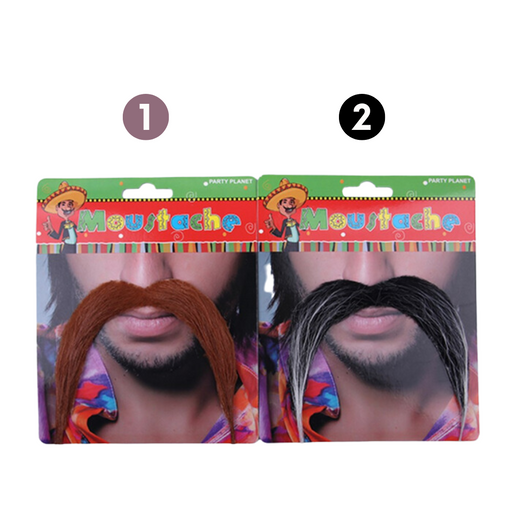 Ronis Bandito Moustache 2 Asstd