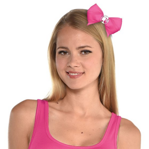 Barbie Bow Hair Clip – stylish pink Barbie bow accessory for girls’ hair and party outfits
