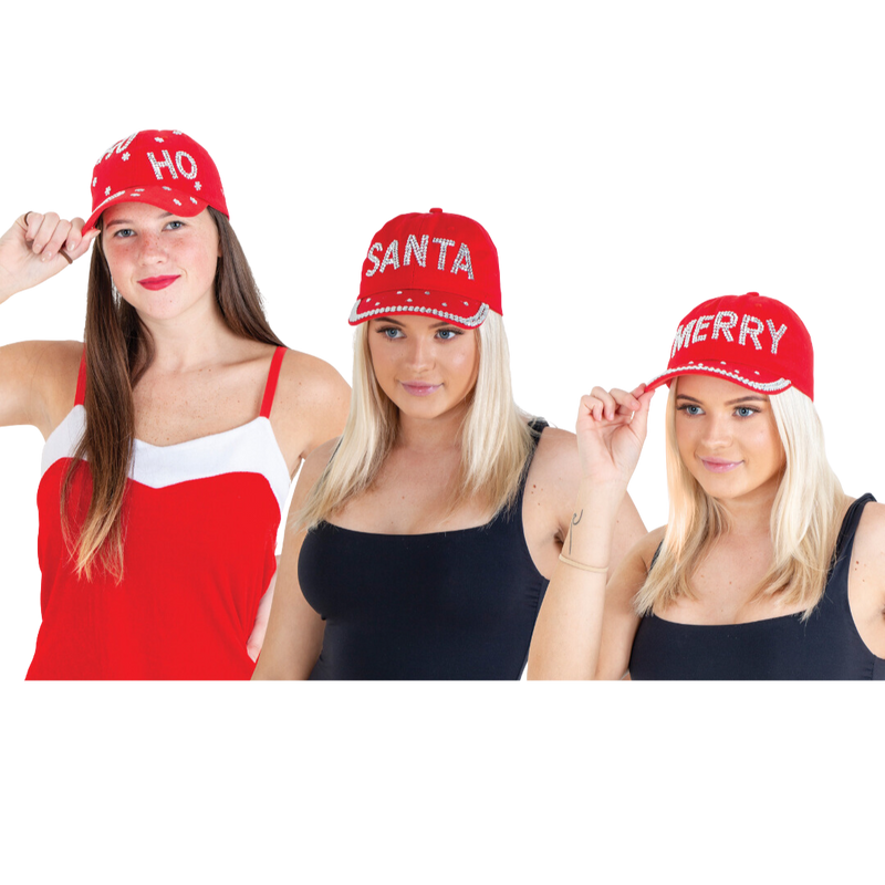 Baseball Cap Jeweled Assorted