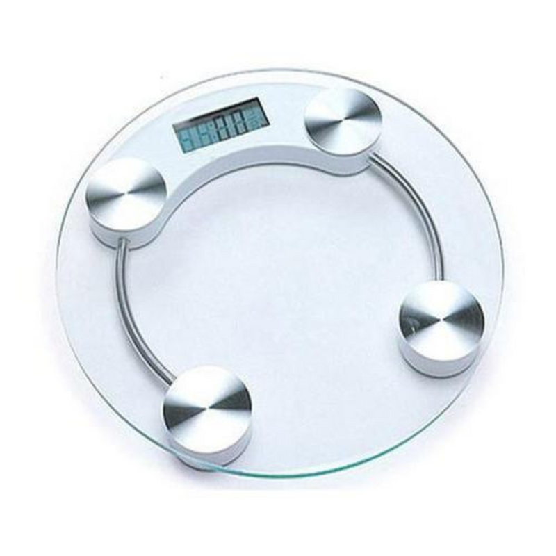 Ronis Bathroom Scale Round Glass 33cm