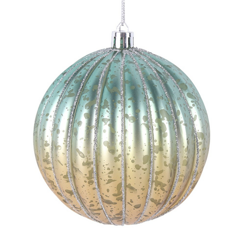 Ronis Bauble Fairy Floss Ombre 10cm In Pdq 3 Asstd