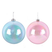 Bauble Iridescent 15cm Pink, Blue Assorted – thumbnail