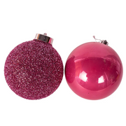 Ronis Bauble 20cm Magenta Assorted