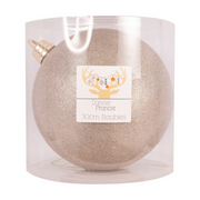 Ronis Bauble 30cm Champagne