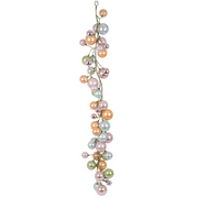 Pastel Bauble Garland 120cm with 48 Assorted Baubles for Christmas Decoration
