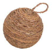 Ronis Bauble Woven Seagrass 20cm