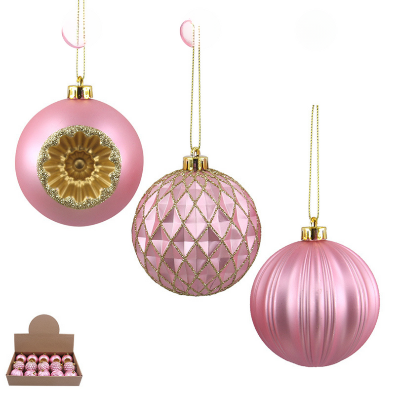 Baubles Pink 8cm