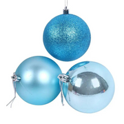 Ronis Baubles Teal 6cm Pack of 6 – thumbnail