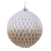 Ronis Baubles White & Gold 8cm In Pdq 3 Asstd