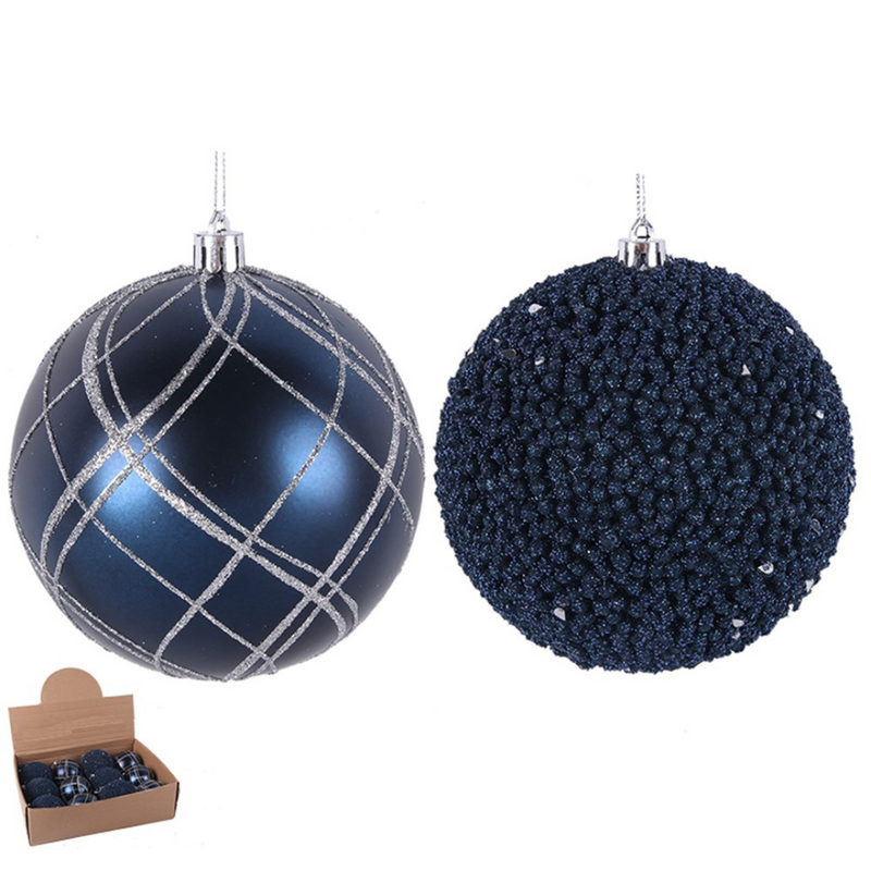 Ronis Baubles 10cm Navy Assorted