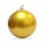 Baubles UV Stable 200mm Gold Large Christmas Decoration – thumbnail