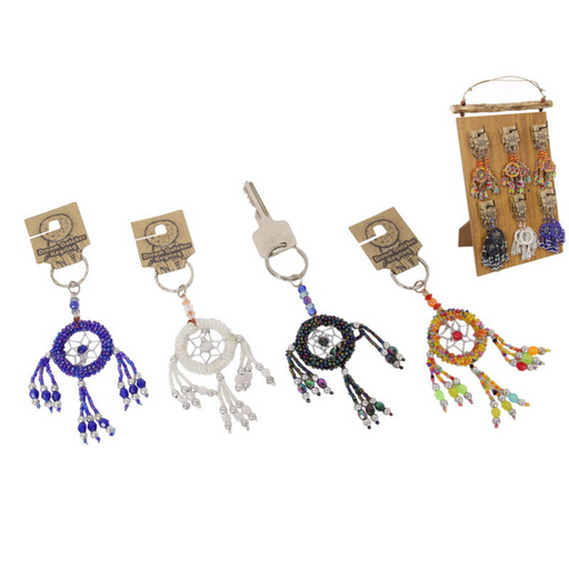 Ronis Beaded Dreamcatcher Keyring Assorted