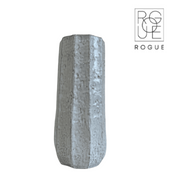 Beatrix white decorative vase 13x13x27cm modern minimalist home décor vase for dried flowers or fresh blooms – thumbnail