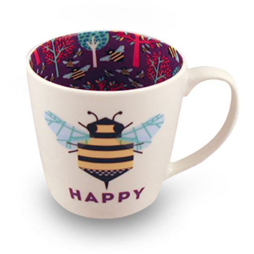 Ronis Bee Happy Inside Out Mug 410ml