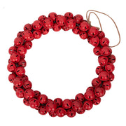 Red Bell Wreath 23cm Christmas hanging decoration