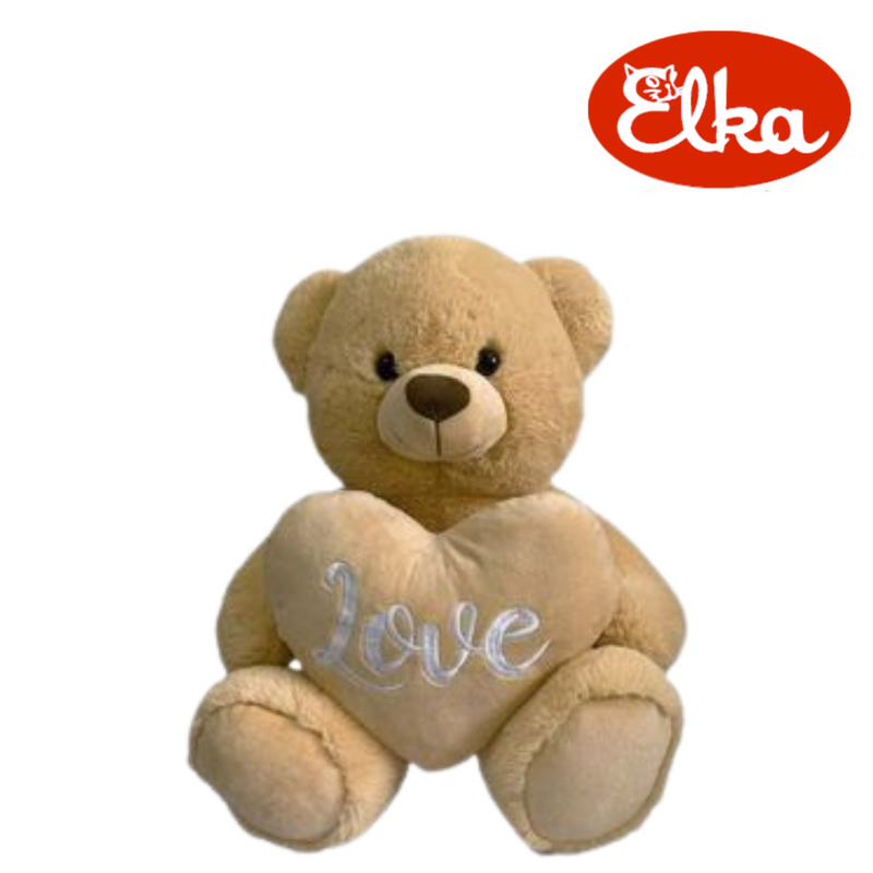 Ronis Belle Bear with Heart Beige 30cm