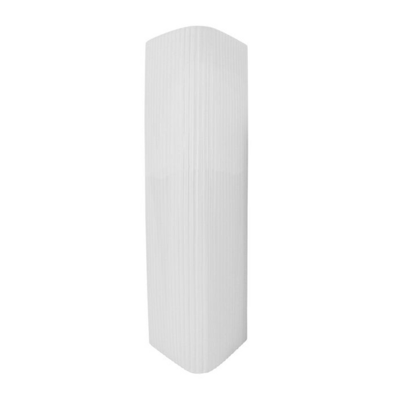 Bermuda tri vase 13x40cm white tall sculptural decorative vase for dried stems and modern minimalist home décor styling