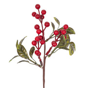 Berry Stem 30cm – Lifelike Christmas berry decoration for wreaths, garlands, and festive arrangements