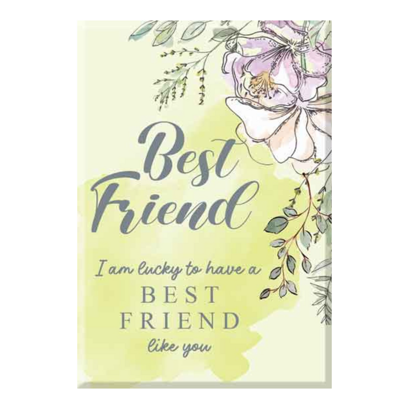 Ronis Best Friend Glass Plaque