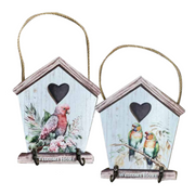 Ronis Bird House Key Holders 16.5x19x0.8cm Assorted