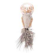 Ronis Bird with Clip 20x5x5cm Silver