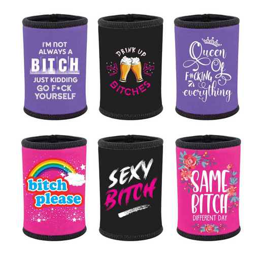 Ronis Bitch Stubby Holders Assorted