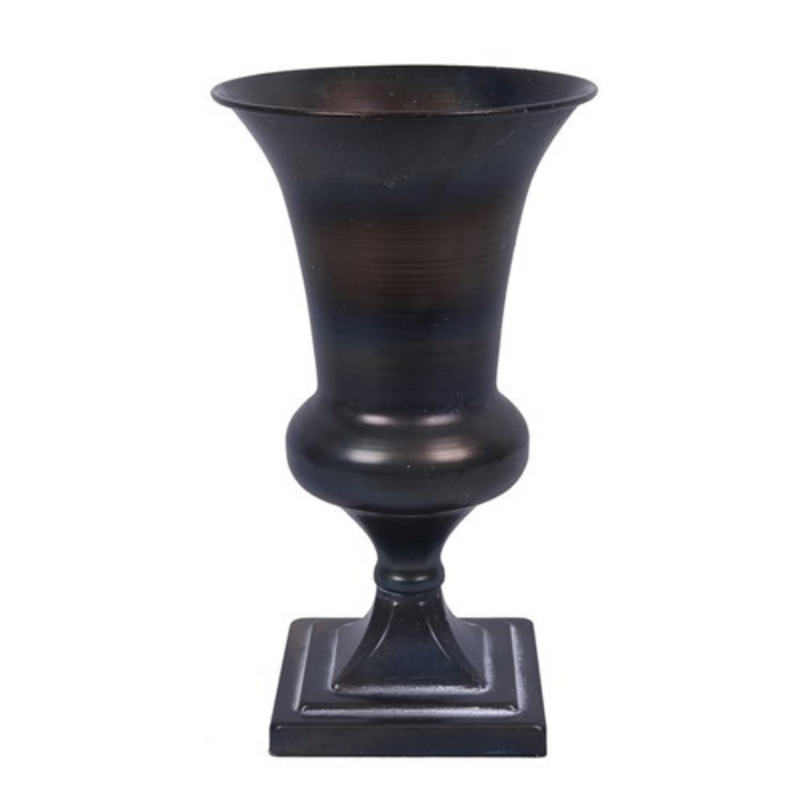 Ronis Black Footed Metal Pot 16x28cm