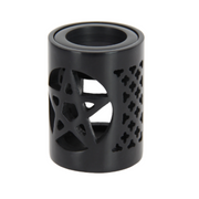 Ronis Black Soapstone Pentagram Oil Burner 8cm
