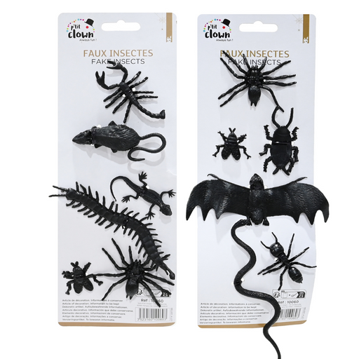 Ronis Black Creepy Crawlies 16g 6pk 2 Asstd